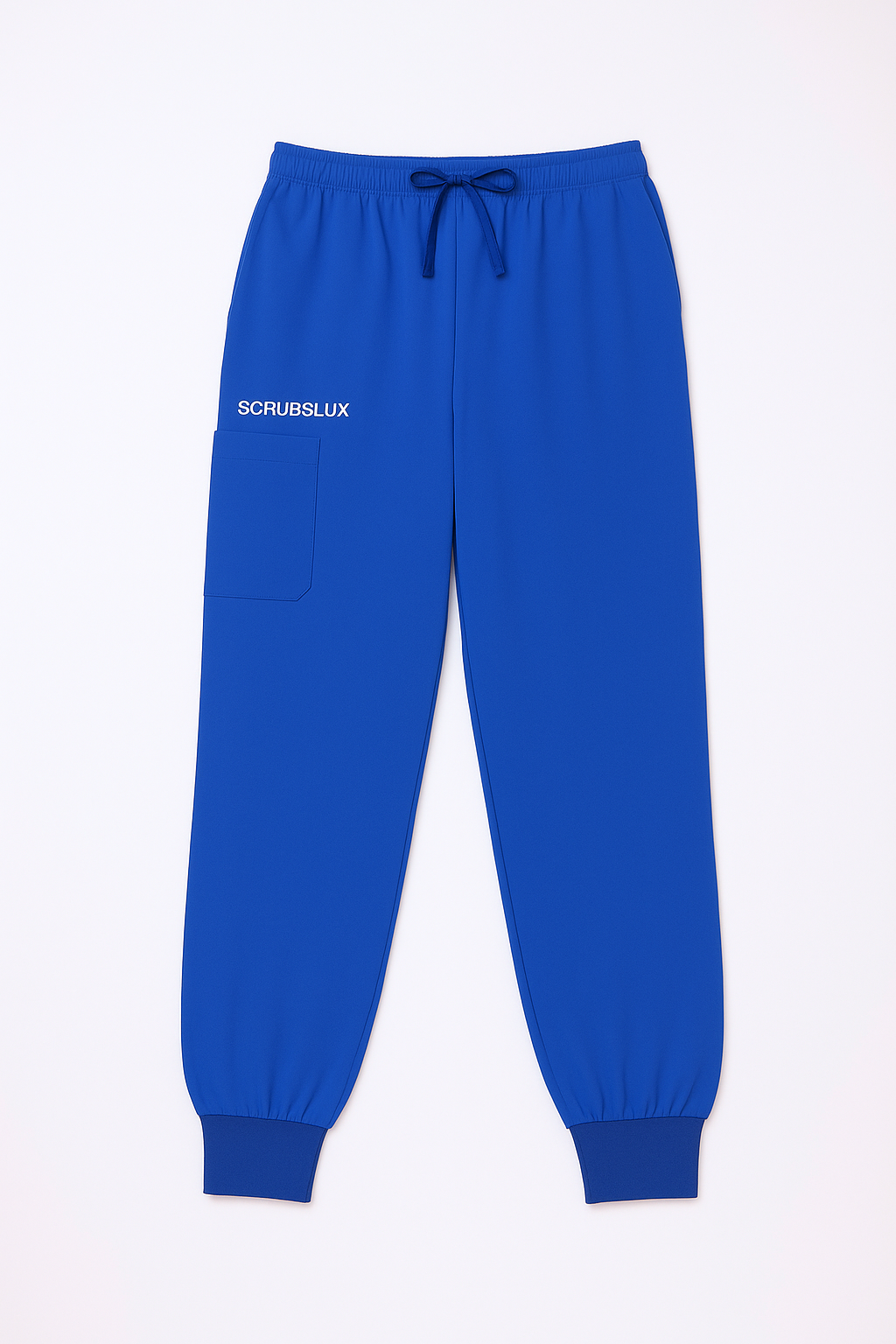 Premium "360 Comfort" Scrub Set - Deep Blue / Pink - Women's
